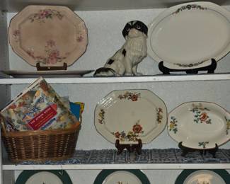 Antique Plates - Dog