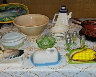 Unique Old Butter Dishes - Misc. Glass