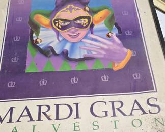 1989 Madri Gras Framed Poster 