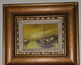 8 x 10 Boat Painting 