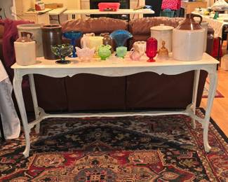 Sofa Table - Fenton Glass