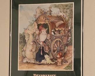 Renaissance Framed Signed Poster