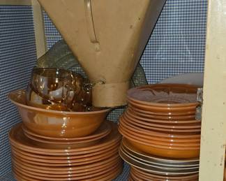 More Fire King Peach Lusterware