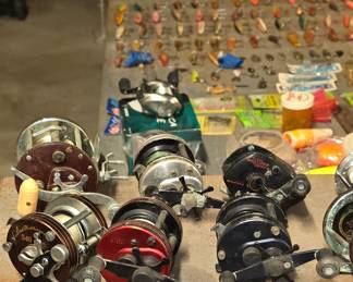 And we have more Fishing Reels - Fishing was the man of the house hobby.