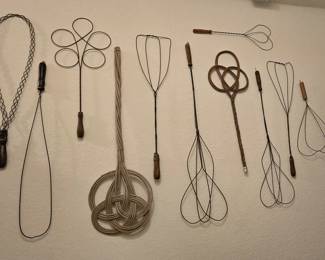 Rug Beater Collection- Used as Wall Decor in Washroom