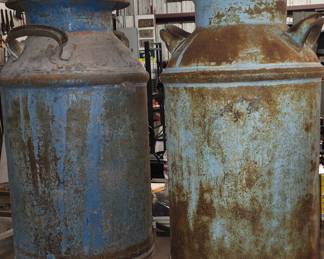 2 Milk Cans