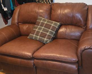 Leather Loveseat