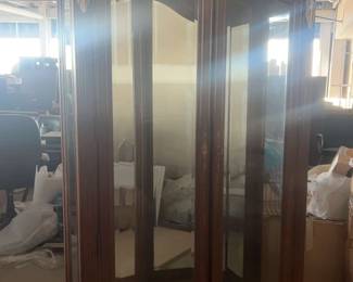 PA158Wood And Glass Display Case