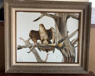 PA169Eagle Painting by James A. Rome