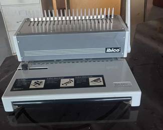 PA171Ibico Ibimatic Industrial Metal Comb Binding Machine