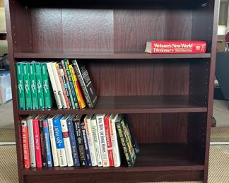 PA102Bookshelf With Books For The Office