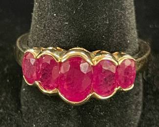 14kt with Rubies