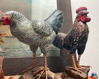Wood Chickens