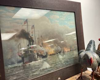 Very old Naval Print