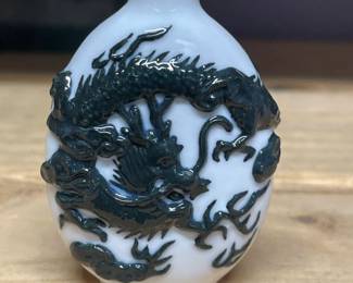 Snuff Bottle Molded Glass