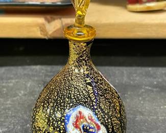 Elegant artglass perfume bottle