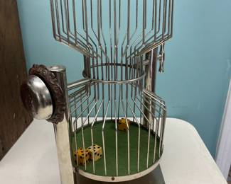 Large Chuck-a-Luck Dice cage with Bell