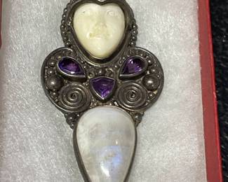 Sterling Goddess Pendant