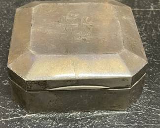 Sterling Jewelry Box