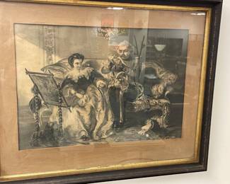 Vintage Framed Prints in Auction