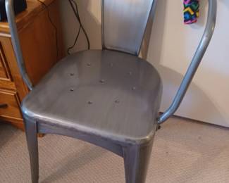 World Market  metal "Barrel" chair
