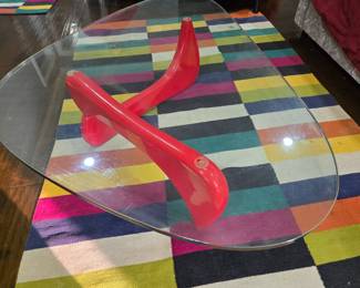 There are 2 of these great modern tables.