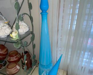 MCM light blue Italian piece with stopper 