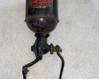 Antique coffee grinder