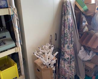 Cabinet and yard umbrellas