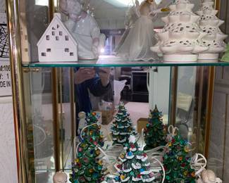 Christmas trees and decor