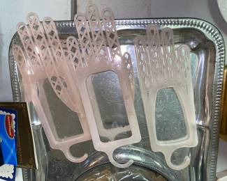 Vintage glove stretchers 