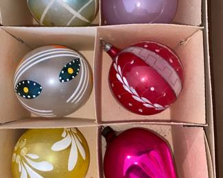 Vibrant colorful ornaments 