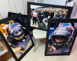 Large scale racing and Mario Andretti photos 