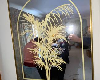 Mirrored MCM wall art 