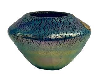 Art Glass Bowl Signed