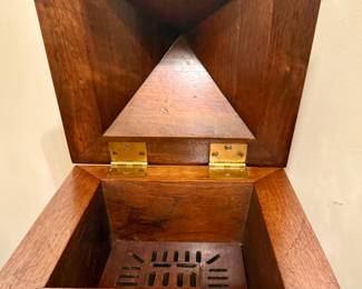 Interior of knife box