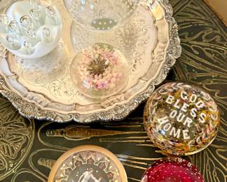 Antique paper weights 