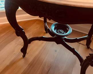 Early Victorian marble topped consol