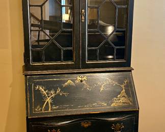 1940s chinoiserie secretary 
