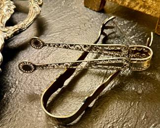 Sterling ice tongs 