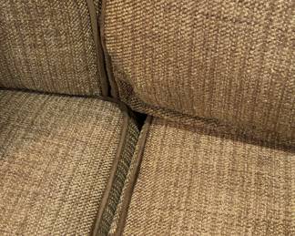 Close up of sofa upholstery - this shows true color
