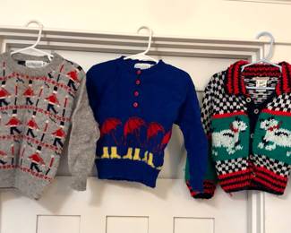 Adorable vintage kids sweaters - made in Scotland & Italy