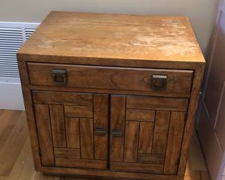 Vintage Drexel Woodbriar nightstand (cabinet) 24.5”W, 18”D, 24”H