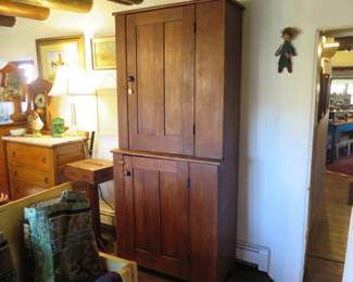 Antique Stepback Cupboard
