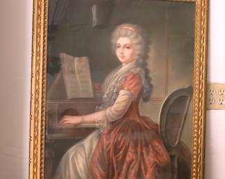 18th C. French Pastel Duchess of Graz