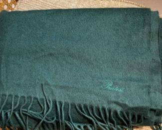 PRATESI Orange Cashmere Decorative Throw Blanket * 70x56 Approximately * Made In Italy