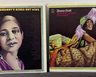 2 Vintage Bessie Smith Albums in Excellent Condition