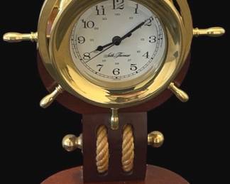 Seth Thomas Ship’s Wheel Clock * Nautical