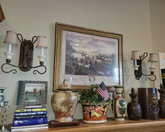 Decorative urns, vases, pots