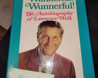 Lawrence Welk signed book